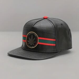Black and Red Snapback Hat
